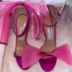 Jimmy Choo ribbon heels brand new